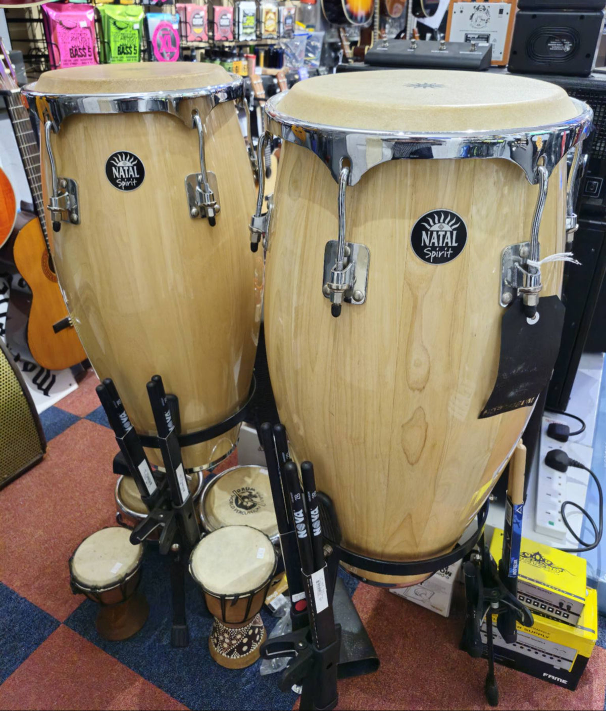 Natal Spirit Conga Set 12" & 13" (Pre-owned) *COLLECTION ONLY*