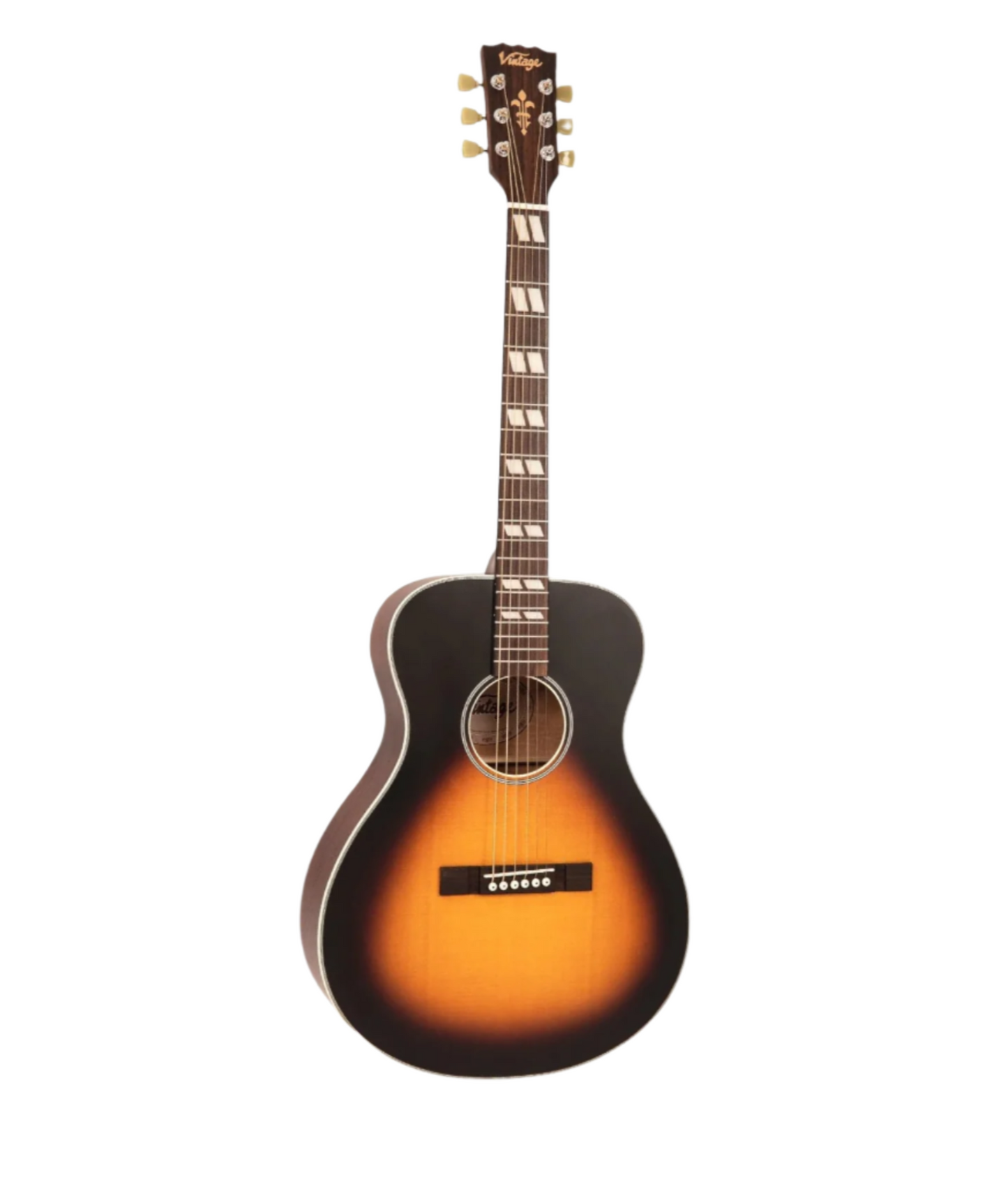 Vintage V130VSB Historic Series Folk Acoustic Guitar
