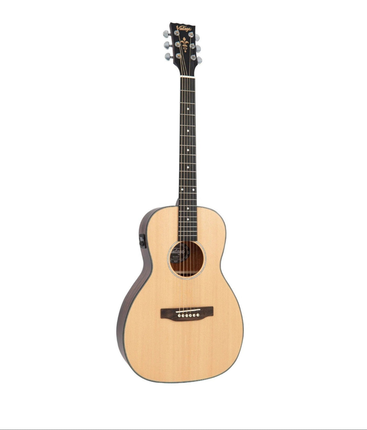 Vintage VE1800N Parlour Electro Acoustic