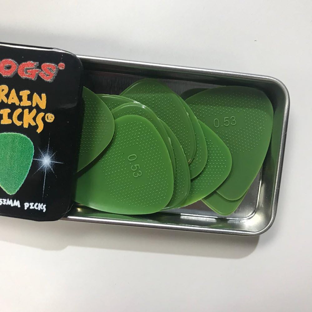 D'andrea Snarling Dog Brain Picks .53mm 12pc Tin