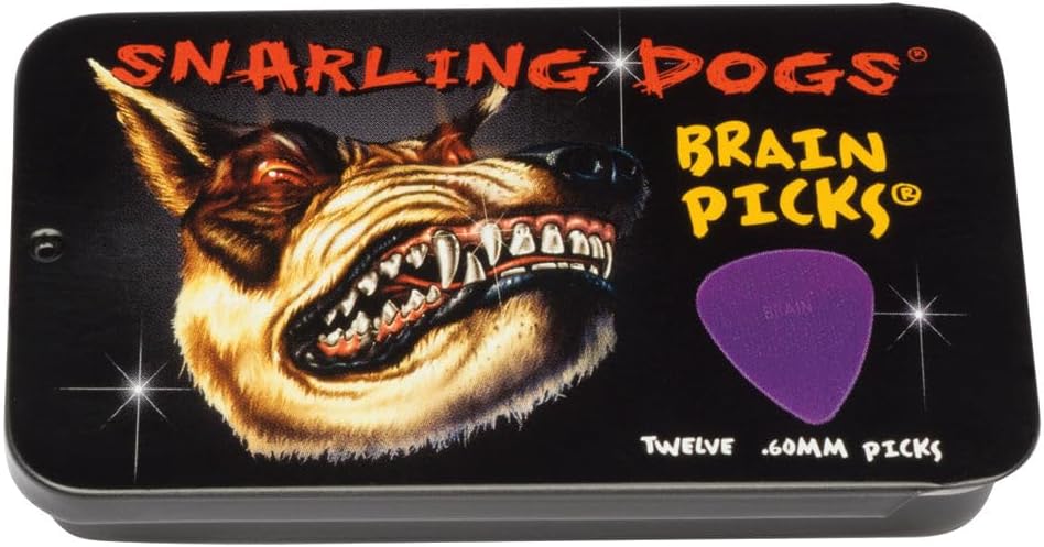 D'andrea Snarling Dog Brain Picks .60mm 12pc Tin