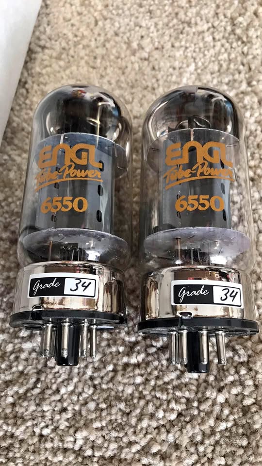 ENGL 6550 Amplifier Tubes Grade 34 (Matched pair)