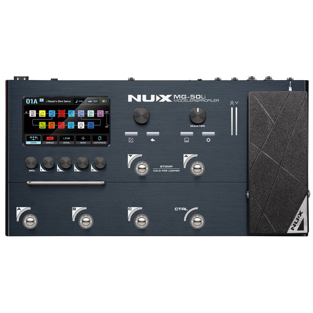 NUX MG-50Li Guitar Multi FX & Profiler Dark Blue
