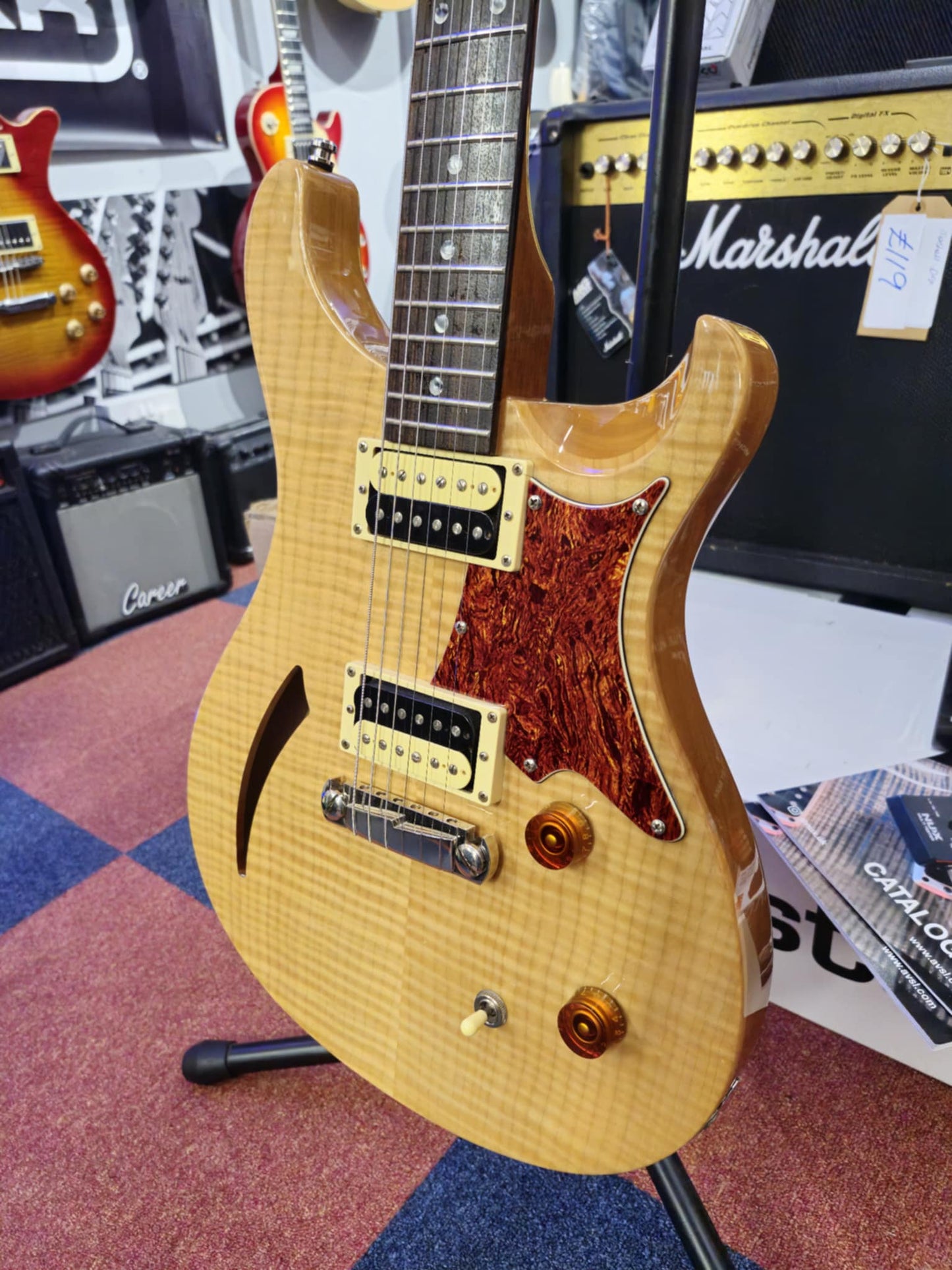 PRS SE Custom 22 Semi Hollow Natural (Pre-owned)