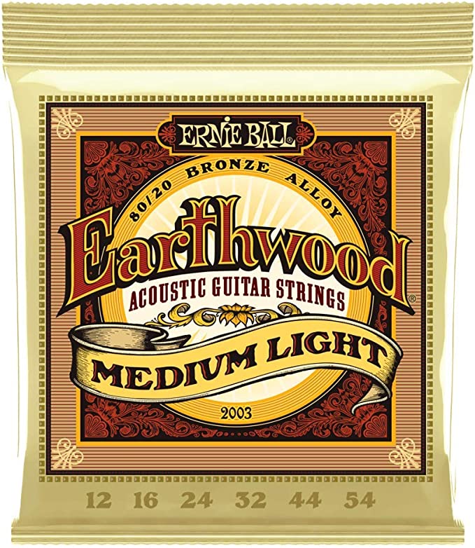 Ernie Ball Earthwood Medium Light 80 20 Bronze Acoustic Guitar