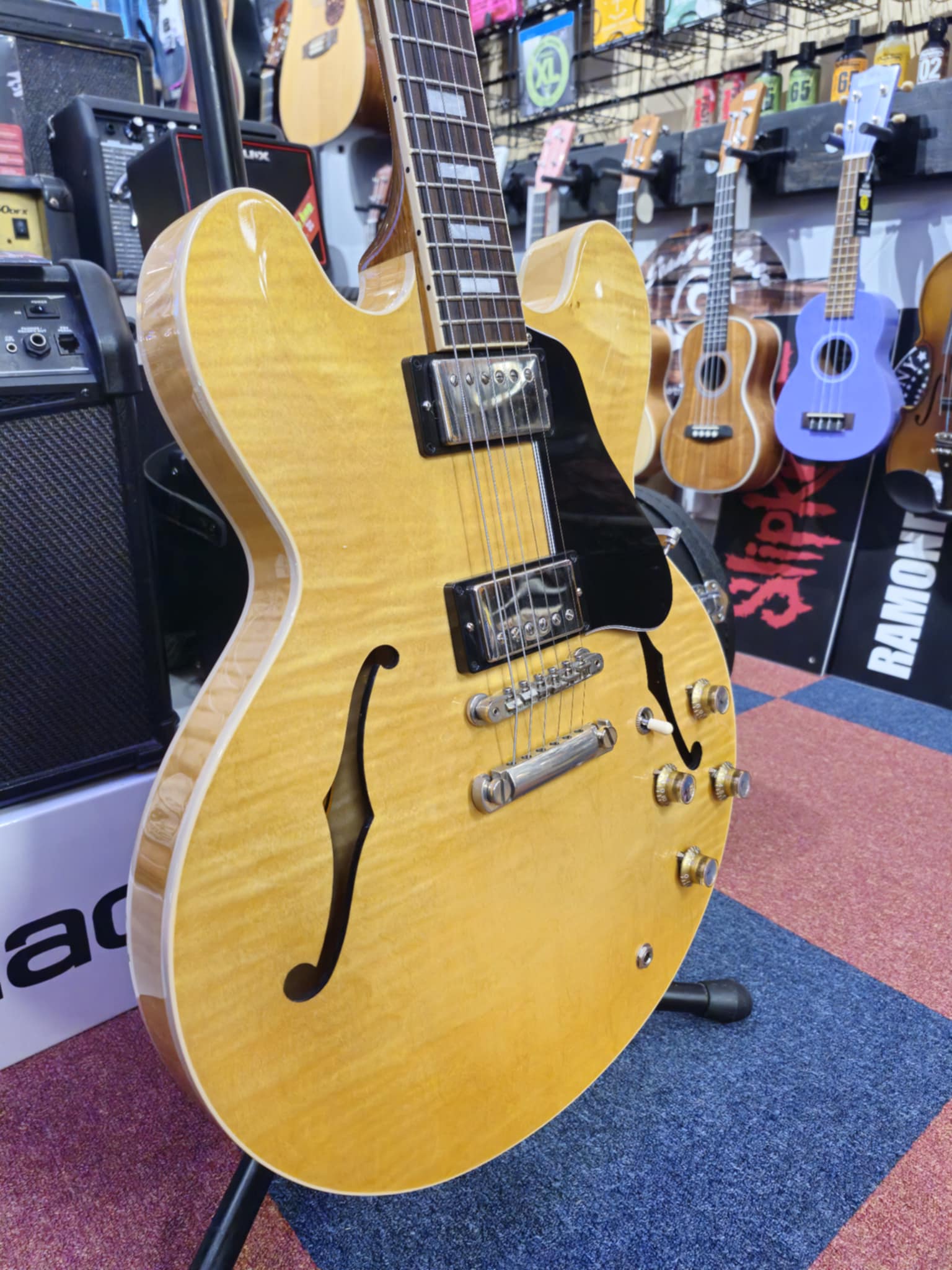 Gibson ES-335 Figured Antique Natural 2023 (Pre-owned) – Muso Tech