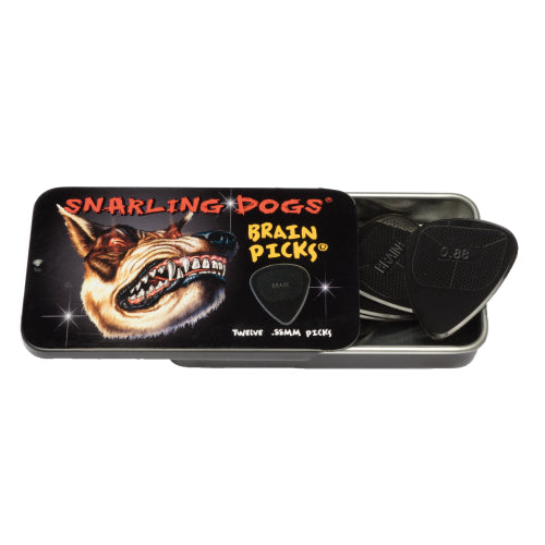 D'andrea Snarling Dog Brain Picks .88mm 12pc Tin
