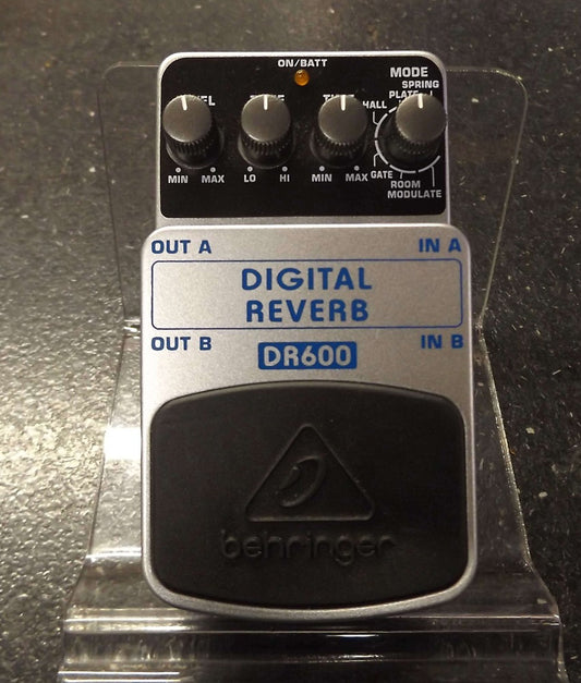 Behringer DR600 Digital Reverb Pedal (Pre-owned)