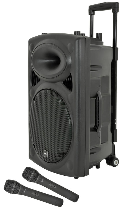 QR12PA Portable PA w/ 2 Wireless Mics