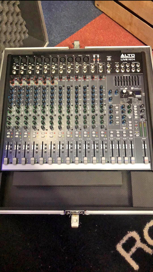 Alto Live 1604 Mixing Desk w/ flightcase (Pre-owned)