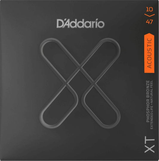 D'Addario XT Phosphor Bronze Extra Light 10-47 Acoustic Guitar Strings