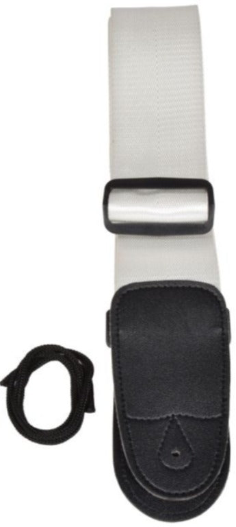 Nylon White Guitar Strap