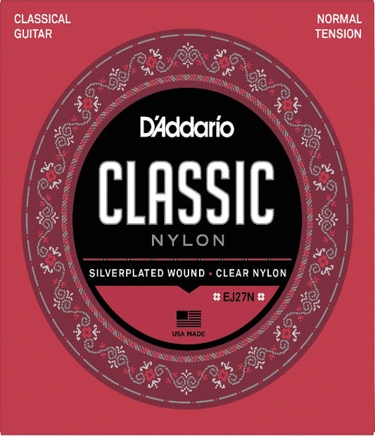 D'addario EJ27N Classical Nylon Strings, Normal Tension
