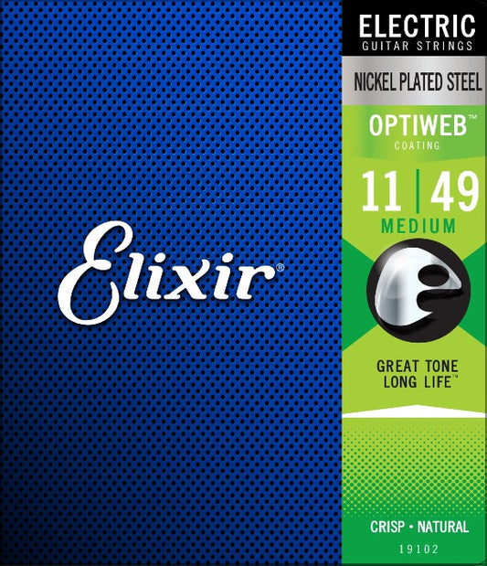 Elixir E19102 Optiweb Electric Strings Medium 11-49