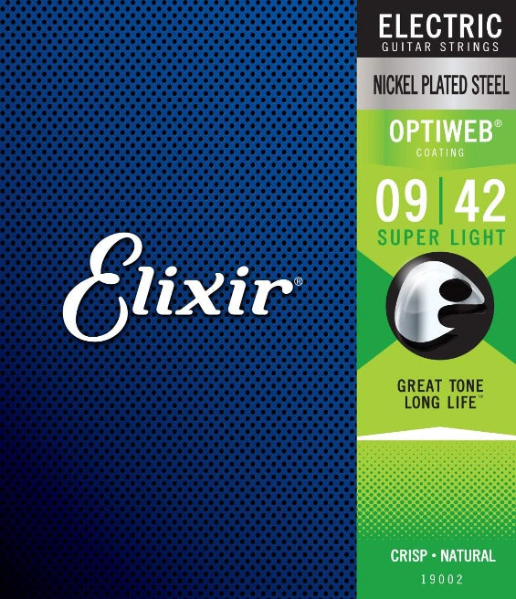 Elixir E19002 Optiweb Electric Strings Light 9-42