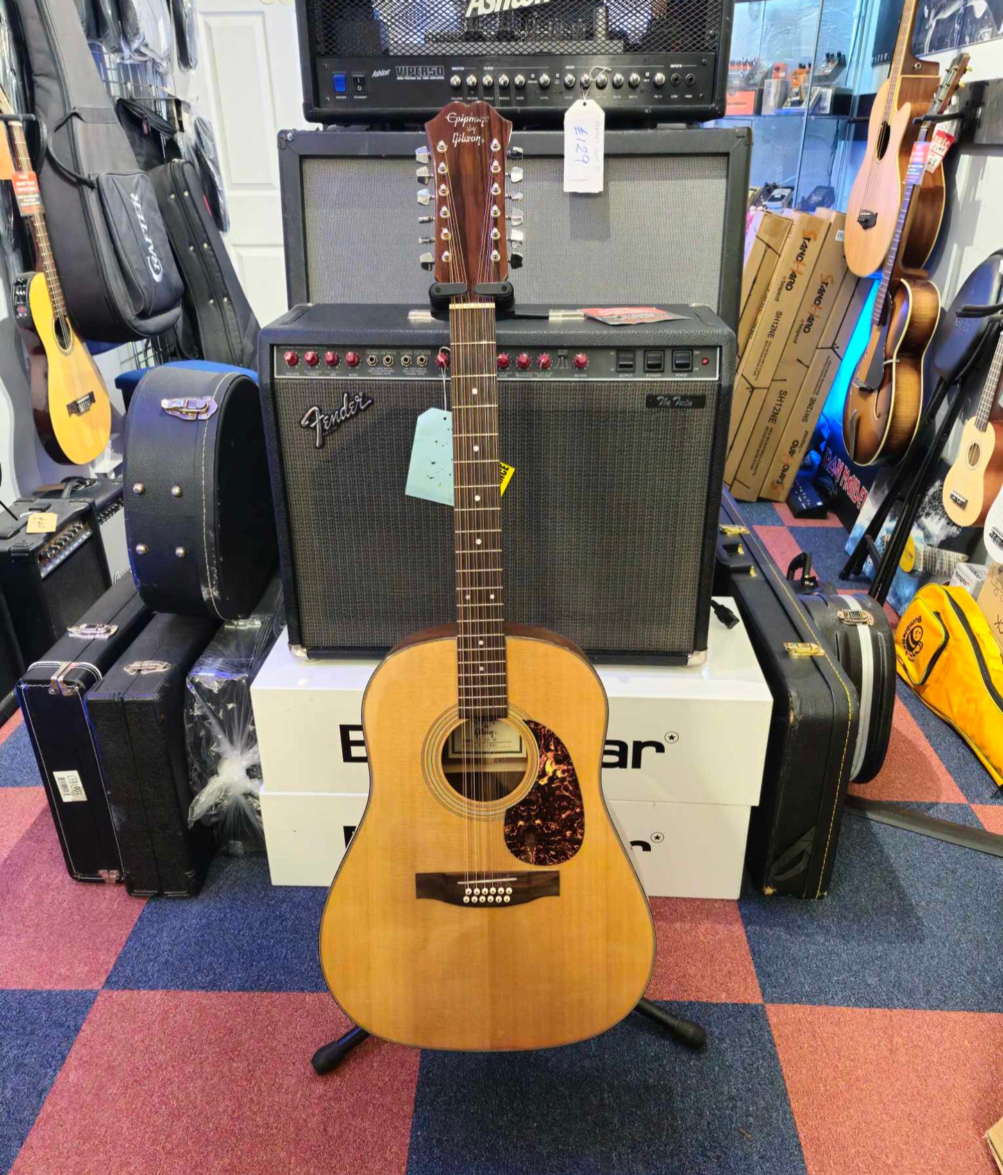 Epiphone PR-650 12 String Acoustic Guitar 1980s (Pre-owned)