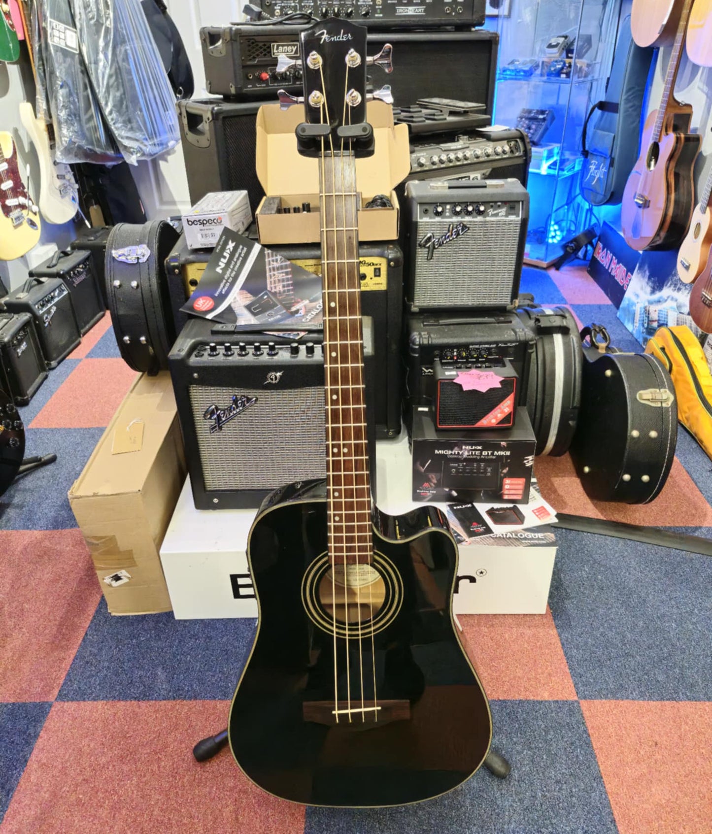 Fender BG29 Black Acoustic Bass (Pre-owned)