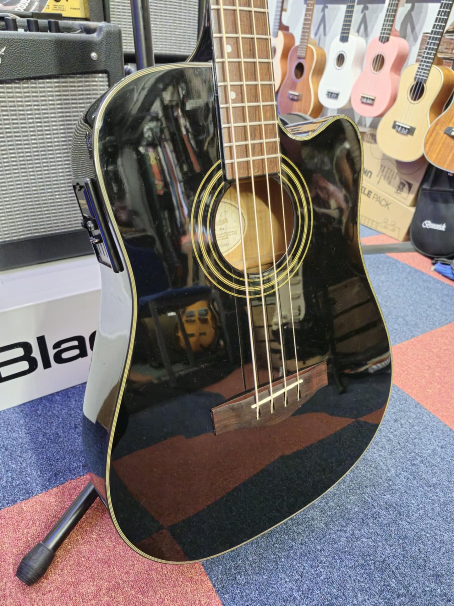 Fender BG29 Black Acoustic Bass (Pre-owned)