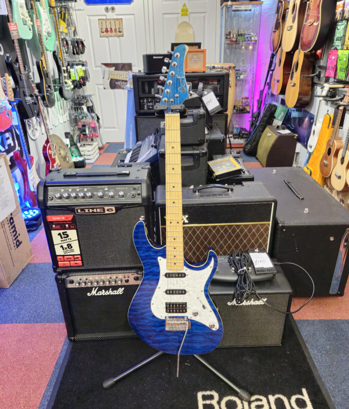 Cort G250DX Trans Blue (Pre-owned)