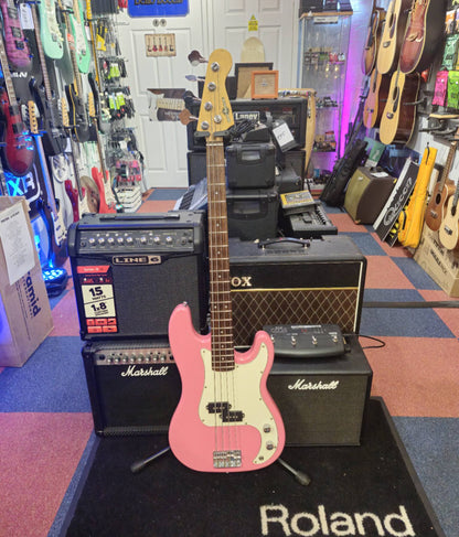 Gear4Music LA Bass Pink (Pre-owned)