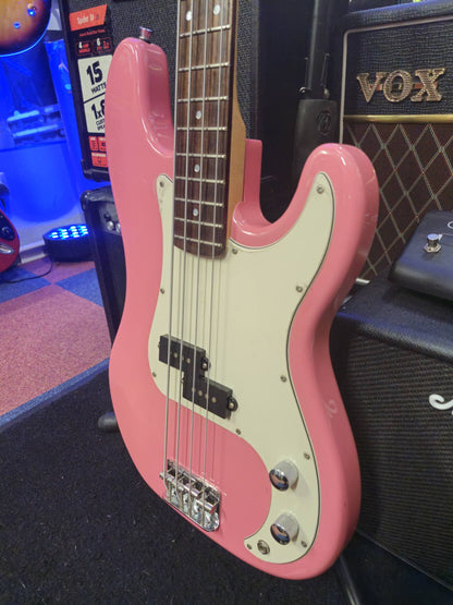 Gear4Music LA Bass Pink (Pre-owned)