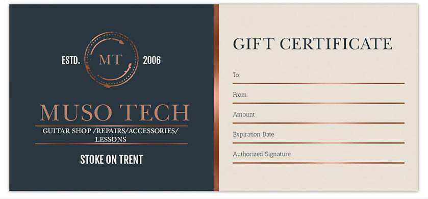 Muso Tech E-Gift Card