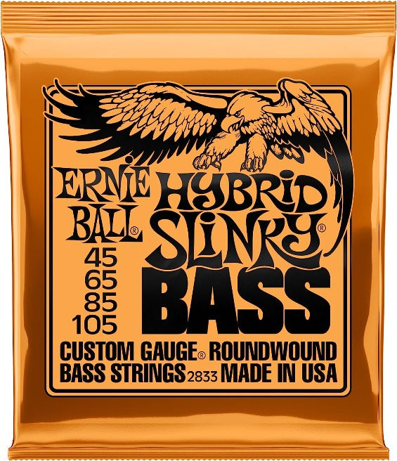 Ernie Ball Hybrid Slinky 4 String Bass Strings (.045 - .105)