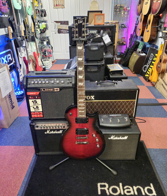 LTD EC330FM See Thru Black Cherry (Pre-owned)