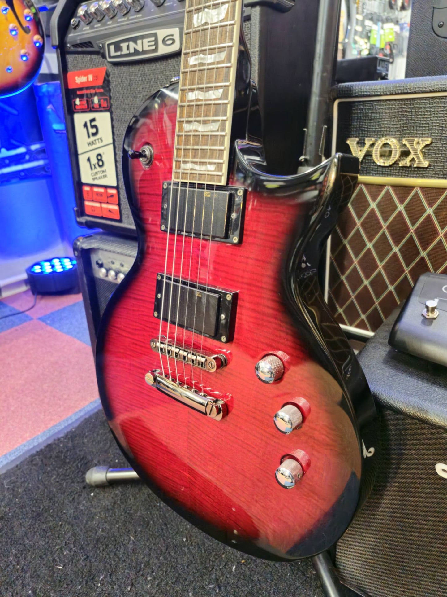 LTD EC330FM See Thru Black Cherry (Pre-owned)