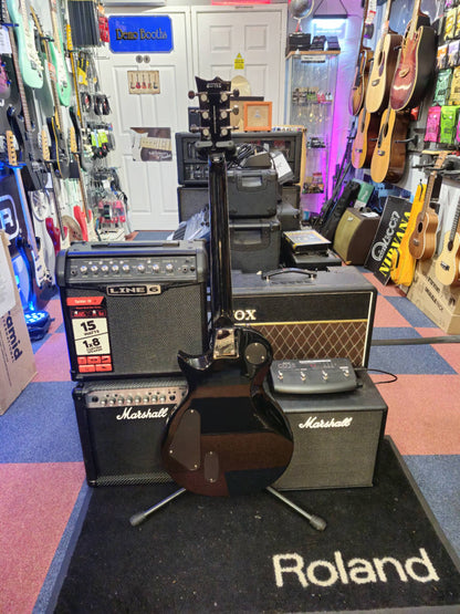 LTD EC330FM See Thru Black Cherry (Pre-owned)
