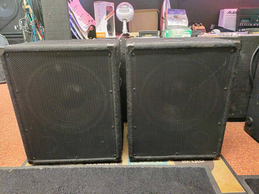 Omnitronic BX1250 Passive 12" Subs (Pair) (Pre-owned)