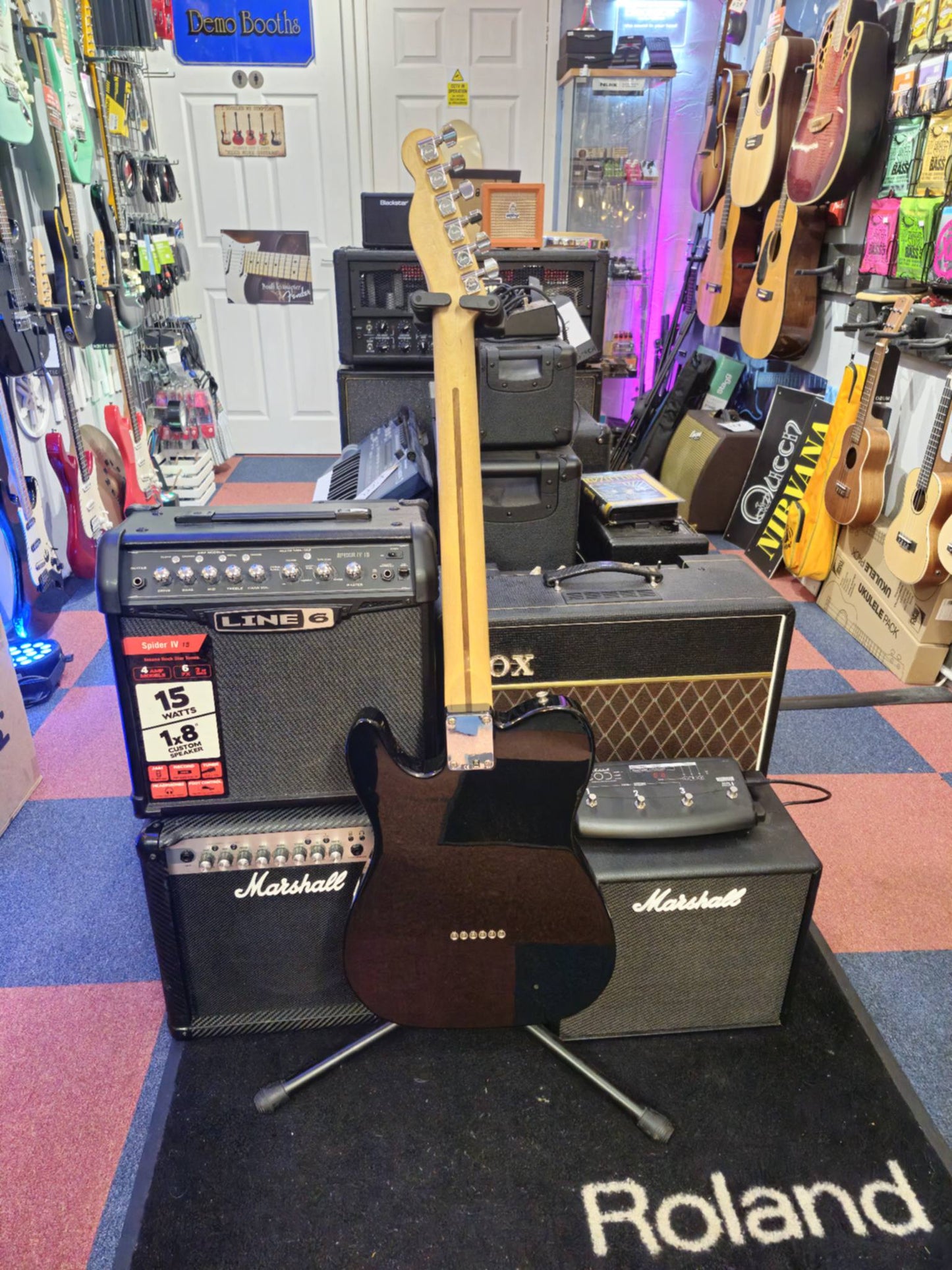 Fender Standard Telecaster MIM w/ Tex-Mex Pickups & Hard Case (Pre-owned)