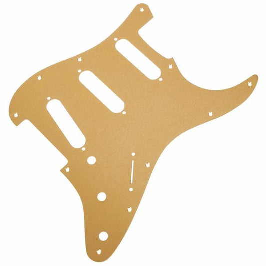 Fender 11-Hole Modern-Style Stratocaster Pickguard, Anodized Gold