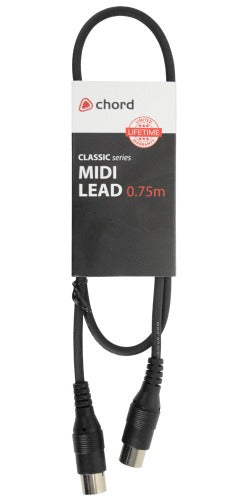 Chord 5 Pin Midi to Midi Cable