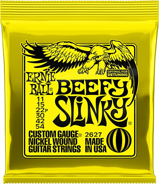 Ernie Ball Beefy Slinky 11-54 Electric Guitar Strings (.011 - .054)