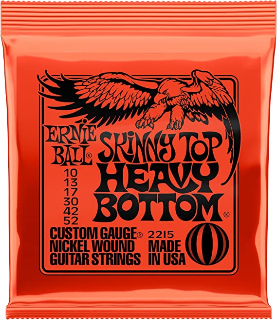 Ernie Ball Skinny Top Heavy Bottom Slinky 10-52 Electric Guitar Strings (.010 - .052)