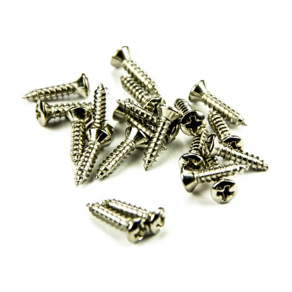 20-Pack Pickguard Screws, Phillips Head, Nickel (Fender)