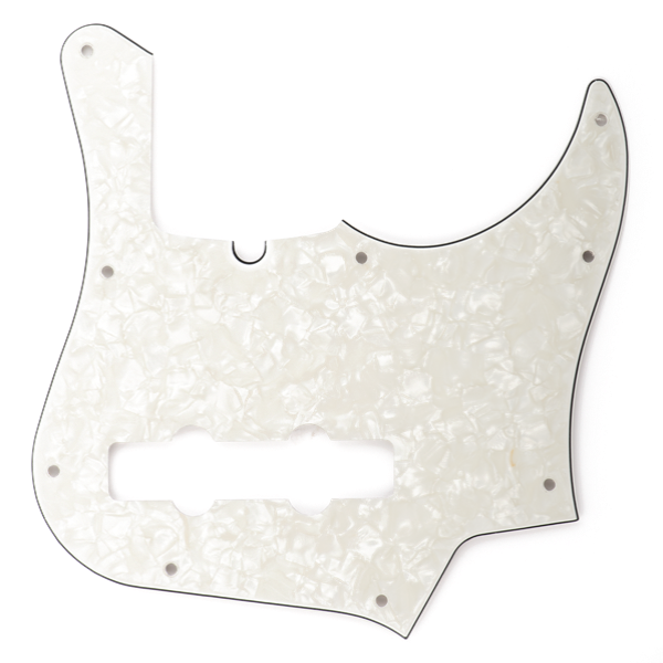 Fender Pickguard American DLX Jazz Bass 9-Hole White Pearl