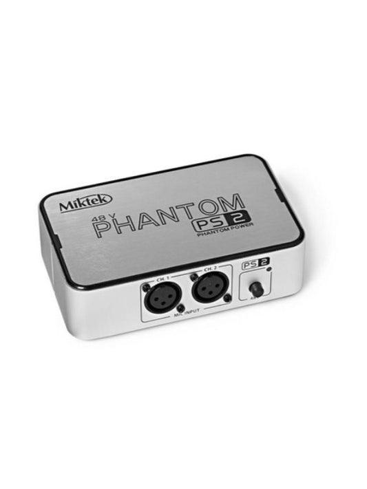 Miktek PS2 2-Channel 48V Phantom Power supply