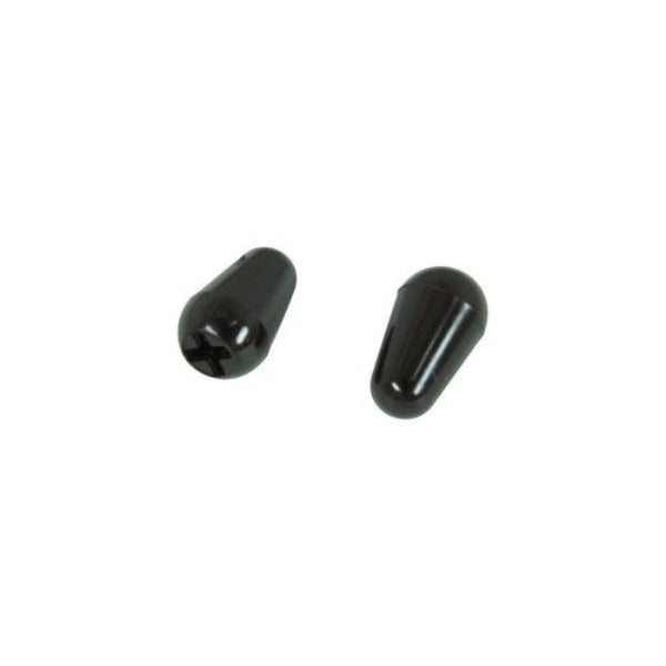 Fender Stratocaster Switch Tips, Black (2)