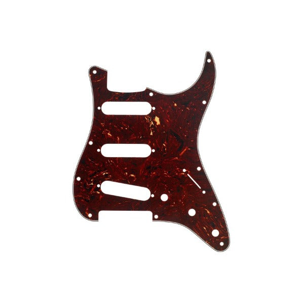 Fender 11-Hole Modern Style Stratocaster S/S/S Pickguard, Tortoise Shell