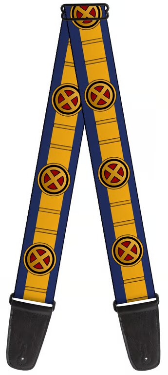 X-Men Blue And Yellow Guitar Strap